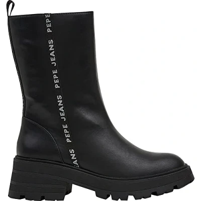 Image of Pepe Jeans Women&#039;s SODA BASS W Boots, 999BLACK, 4 UK