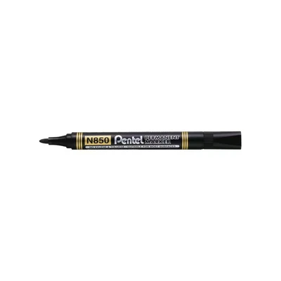 Image of Pentel Permanent Markers Bullet Point Black (Pack of 12)