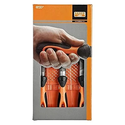 Image of Bahco 6 470 08 2 Hieb Rasp Set, Multi Colour, 200 mm, 3 Piece