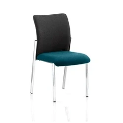 Image of Academy Black Fabric Back With Kingfisher Colour Seat KCUP0047