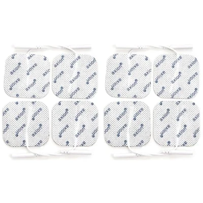 Image of Electrodes Compatible with CEFAR COMPEX Pads 50x50mm Self Adhesive and Durable 2mm Connector Brand Quality by axion