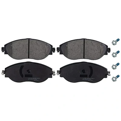 Image of 3Q0698151C, 3Q0698151E Brake pad set BLUE PRINT ADV184290 Front Axle with screw VOLKSWAGEN: Passat B8 Variant, Saloon, Arteon, AUDI: Q3