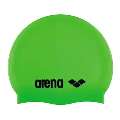 Image of arena Classic Silicone Junior Unisex Swimming Cap, Cap for Boys and Girls, with Reinforced Edge, Soft Resistant