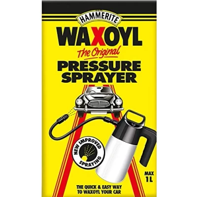 Image of Waxoyl High Pressure Sprayer Kit with Extension Hose and Spray Nozzle for Car Wax Polish. Care by Hammerite Waxoyl, Perfect Shampoo