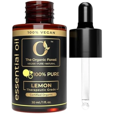 Image of Lemon Oil for Aromatherapy 100% Pure &amp; Natural Hair Oil, Body Essential Cleaning Diffuser Skin Care