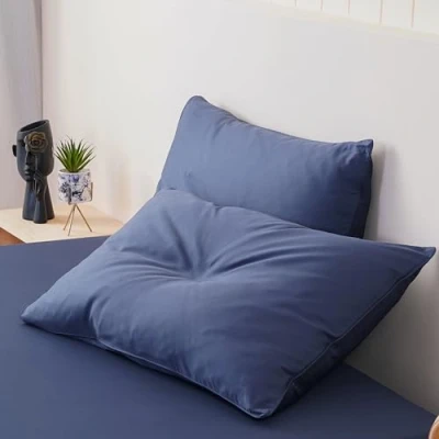 Image of Sheet Story 100% Cotton Pillow Cases 2 Pack 50x75cm Size, 400 Thread Count Midnight Pillowcases Classic, Comforting, Super soft With Extra Deep Inner Flap For Snug Fit