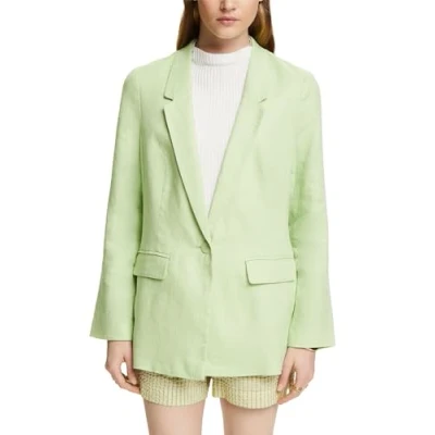 Image of ESPRIT Women&#039;s 034ee1g314 Blazer, 330/Light Green, 16