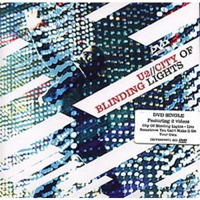 Image of U2 City Of Blinding Lights 2005 UK DVD Single CIDV890