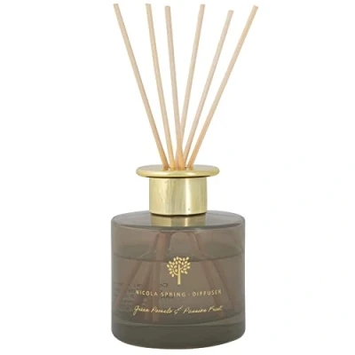 Image of 200ml Green Pomelo &amp; Passion Fruit Glass Reed Diffuser By Nicola Spring