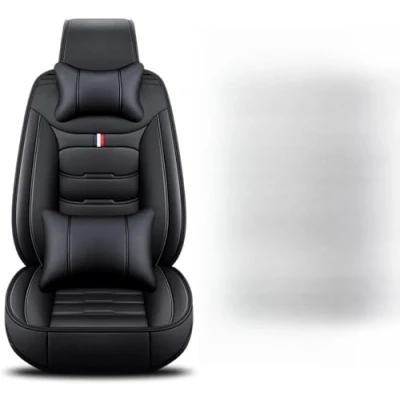 Image of IXITAB Car Seat Covers Universal Full Set for Ford Tourneo Connect/Tourneo Connect/Grand V408/Tourneo Courier B460/Tourneo Custom V362 Accessories,Black Luxury