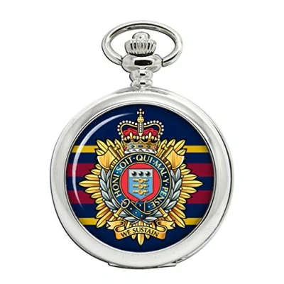 Image of Giftshop UK Royal Logistics Corps, British Army Full Hunter Pocket Watch