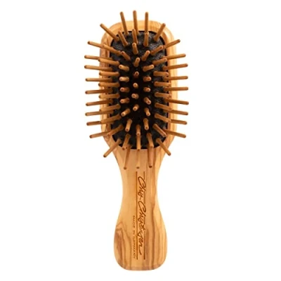 Image of Chris Christensen Dog Brush, 20 mm Tiny Tot, Wood Pin Series, Groom Like a Professional, Readl Pins, 100% Static Free, Redistribute Natural Oils into Coat, Reduces Painful Pulling