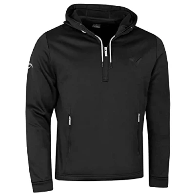 Image of Callaway Golf Mens Aquapel Technical Hoody Caviar S