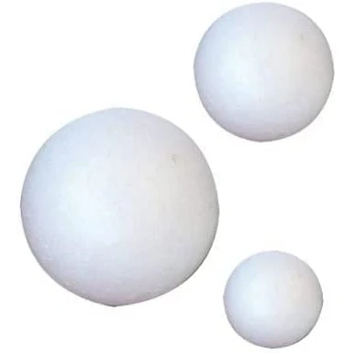 Image of Lexicon Select Polystyrene Balls 7cm diamter Pack of 10 Make Your own Christmas Baubles, Decoration and Other Craft
