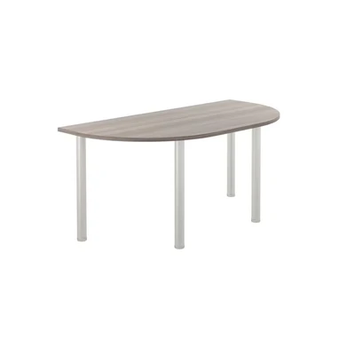 Image of Jemini Semi Circular Multi Purpose Table 1600x800x730 Grey Oak KF819912