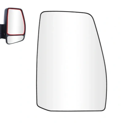 Image of SENZEAL Wing Mirror Upper Glass Heated Right for Ford Transit Custom 2012 2022 Driver Side Door Replacement BK2117K740BB 1766584 (Right)