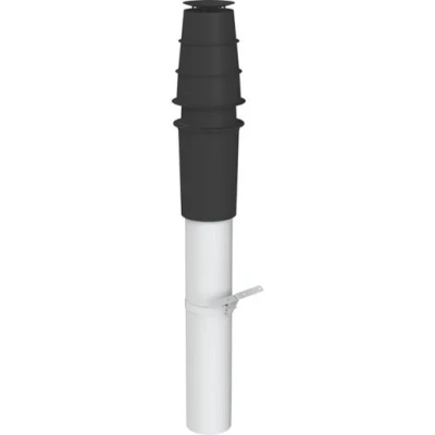 Image of Viessmann Vertical Flue Terminal (80/125mm) 7373271.