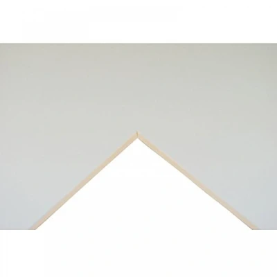 Image of Daler Rowney Cream Core Mountboard, Smooth Surface, Sheet, 1.4mm Thick, A1 23.4 x 33.1in 59.4 84.1 cm, Antique White