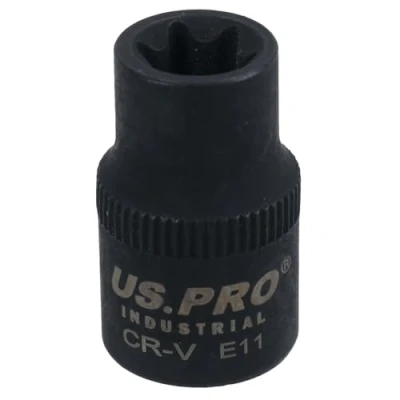 Image of E11 Female Impacted Impact Torx Star E Socket 3/8in Drive Shallow