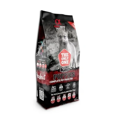 Image of Alpha Spirit Complete Dry Dog Food For Puppies Multi Protein Gluten Free Grain High Nutritional Values Suitable All Breeds (12kg (Pack of 1))