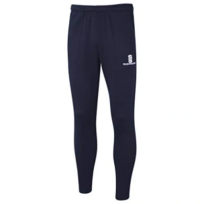 Image of Surridge Sports Men&#039;s Tek Skinny Training Pants, Navy, S UK