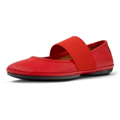 Image of Camper Women&#039;s Right Nina 21595 Mary Jane, Bright Red 258, 2 UK