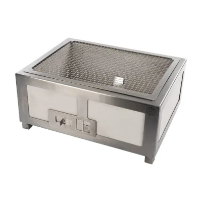 Image of SousVideTools Medium Ceramic Konro Grill Traditional Japanese Hibachi BBQ 205mm X 546mm 350mm