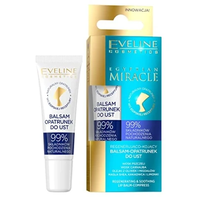 Image of Eveline Egyptian Miracle Regenerating and Soothing Lip Balm 12ml