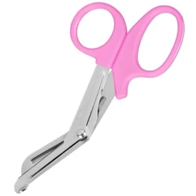 Image of ComDent EMT Nurse First Aid Trauma Tuff Cut Utility Scissors Shears 18cm (Pink)