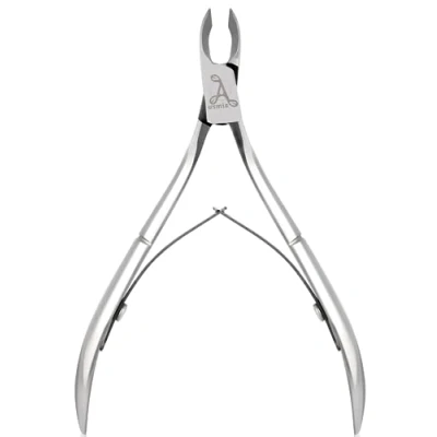 Image of Armiz Cuticle Cutter Stainless Steel Professional Nipper for Manicure and Pedicure Remover Tool (Silver) with 0.25 inch Sharp Blade to Trim Tough Cuticles, Dead Skin, Hangnails