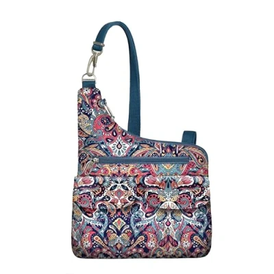 Image of Travelon Unisex Adult Anti Theft Classic Crossbody Bag Cross Body, Summer Paisley, One Size