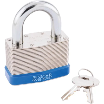 Image of Matlock Laminated Steel Key Padlock 65mm