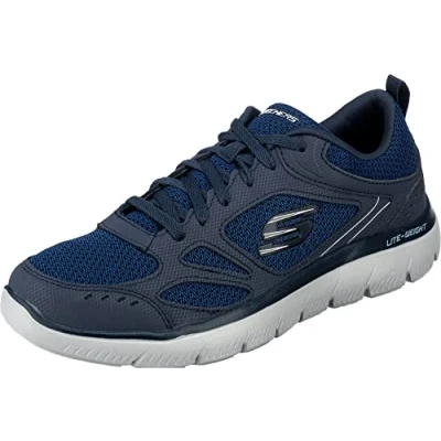 Image of Skechers Summits South Rim Mens Sports Shoes 7 UK Navy