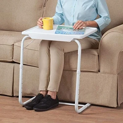 Image of sizi Portable Folding Tray Mate Table Adjustable TV Dinner Laptop Bed Home Writing Sturdy Office Furniture Desk