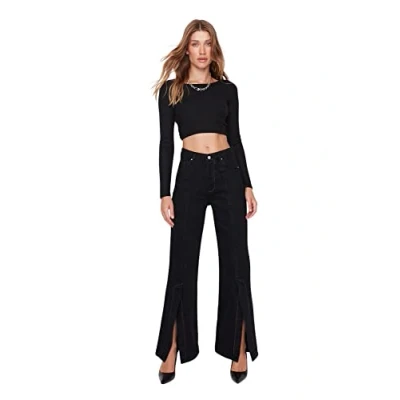 Image of Trendyol Jeans Black Bootcut