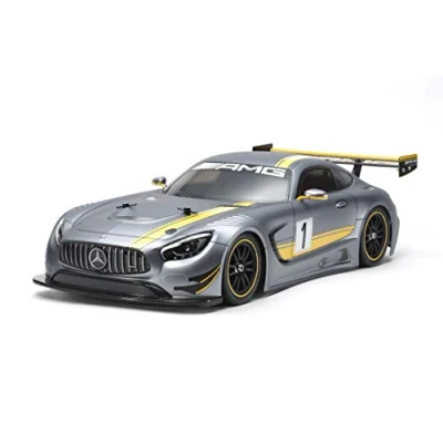 Image of TAMIYA TAM58639 58639 1 Mercedes Benz 1:10 AMG GT3 (TT 02) Remote Control Car Electric Motor RC Kit Model Vehicle On Road Soprcar Polycarbonate Body Unpainted 58639, Transparent