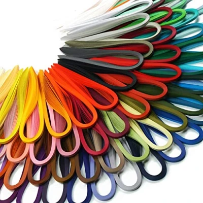 Image of JUYA paper Quilling Set by Tant 72 colors and packs, width 5mm