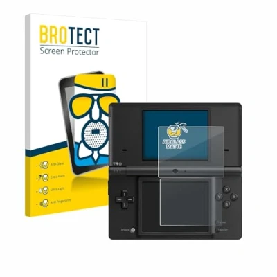 Image of brotect Anti Glare Glass Screen Protector Matte compatible with Nintendo DSi Scratch 9H Protection Film