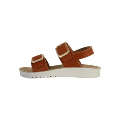 Image of Geox Girls J Costarei Gi Sandal, Biscuit, 10 UK Child
