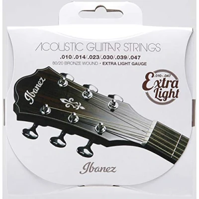 Image of Bronze Wound 80/20 Acoustic Guitar Strings Extra Light Guage, IACS61C