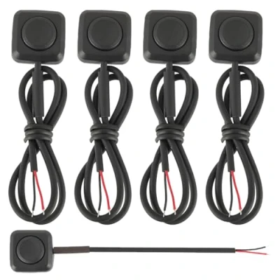 Image of EPLZON 5 PCS 12V/24V Mini Push Button Switch Surface Mount for Industrial Control, Electronic Experiments