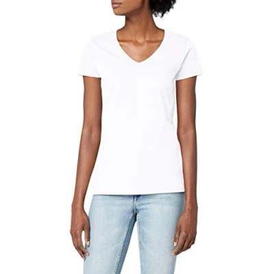 Image of Fruit of the Loom Womens T Shirt White S