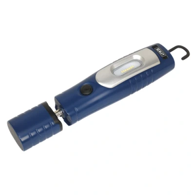 Image of Sealey Rechargeable 360 Inspection Light 7 SMD &amp; 3W LED Blue Lithium ion