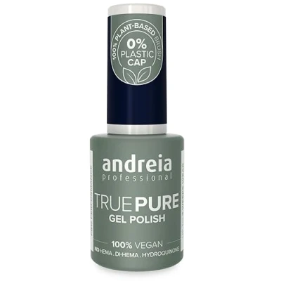 Image of Andreia Professional Hema Free Gel Polish TRUE PURE 21 and 100% Vegan for Sensitive Nails Semi Permanent UV LED Soak Off Nail Varnish Colour T45 Midnight Blue 10.5ml