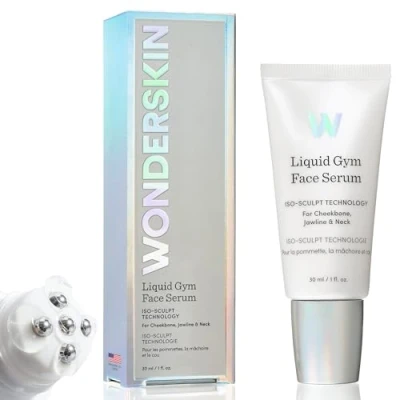 Image of Wonderskin Liquid Gym Face Serum, Hyaluronic Acid Serum For Face, Glowing Facial Skin Care Product, Hydrating Anti Aging