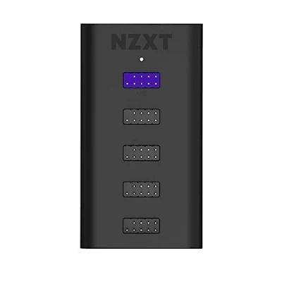 Image of NZXT Internal USB Hub 3 AC IUSBH M3 4 2.0 Ports 3M Dual Lock Tapes Magnetic Body Plug and Play