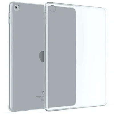 Image of Okuli Transparent Protective Slim Silicone Cover Case For Apple iPad Mini 4 &amp; 5 in Clear