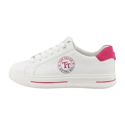 Image of TOM Tailor Trainers, Women&#039;s, Size: 3, White/pink High quality imitation leather