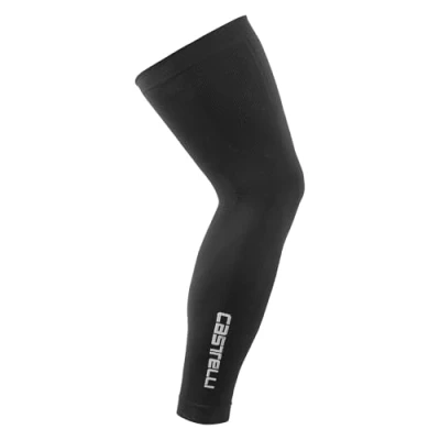 Image of CASTELLI 4520583 PRO SEAMLESS Leg WARMER Unisex warmers Black White S/M