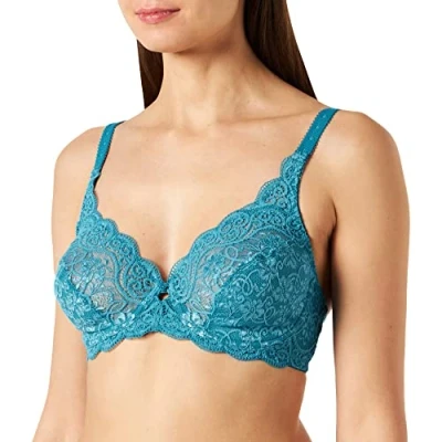 Image of Triumph Women&#039;s Amourette 300 W X Bra, Ocean Depths, 32F
